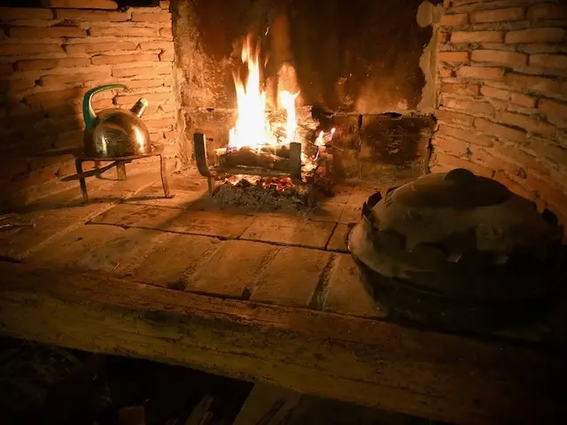 Konoba with fireplace